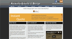 Desktop Screenshot of palmettogranitedesign.com
